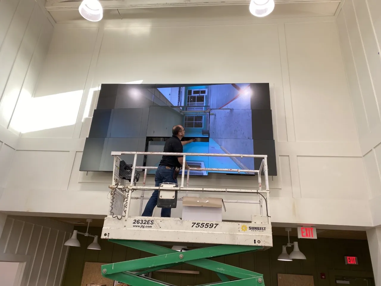 Modern office workspace