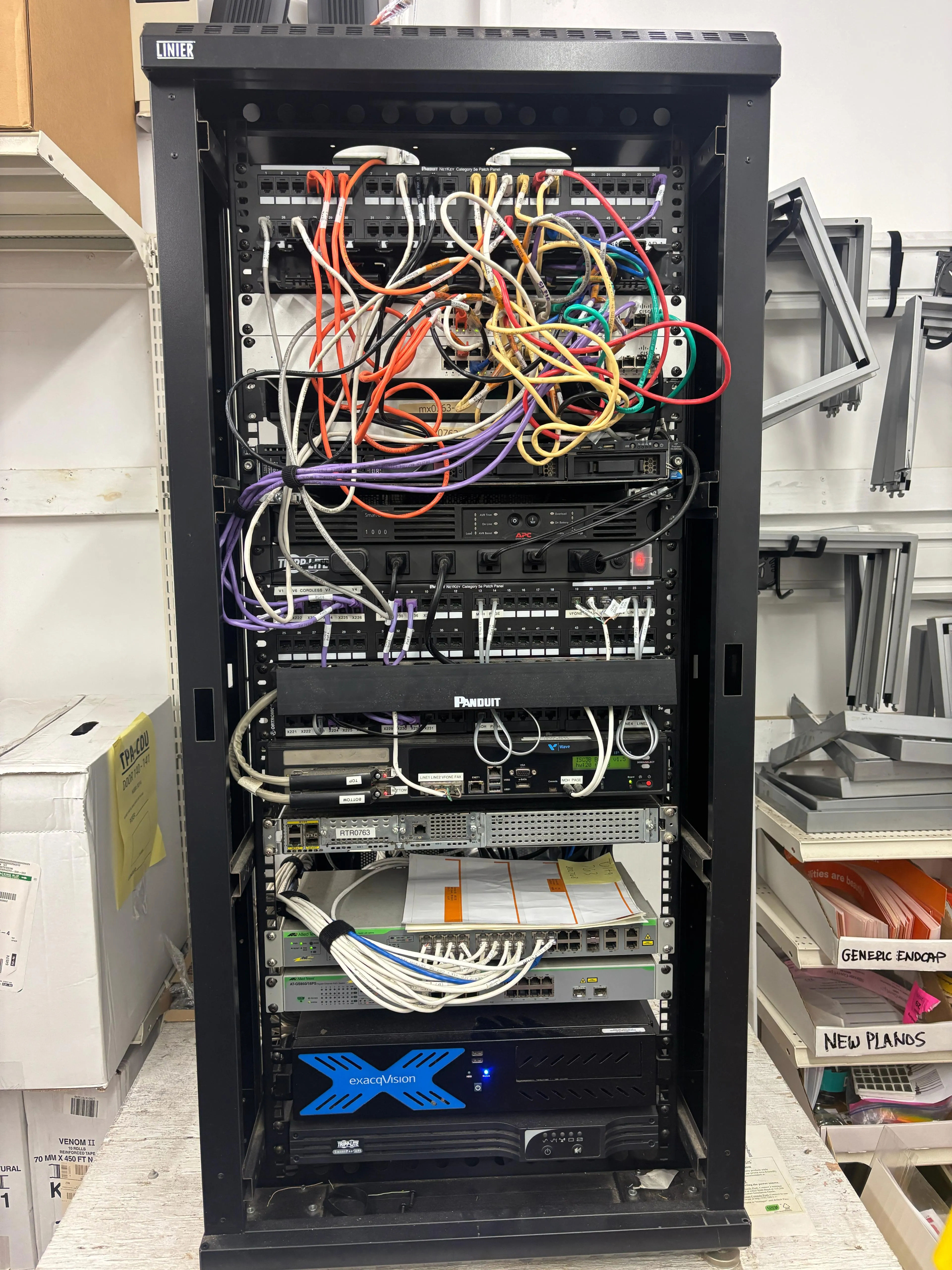 Messy network setup before upgrade