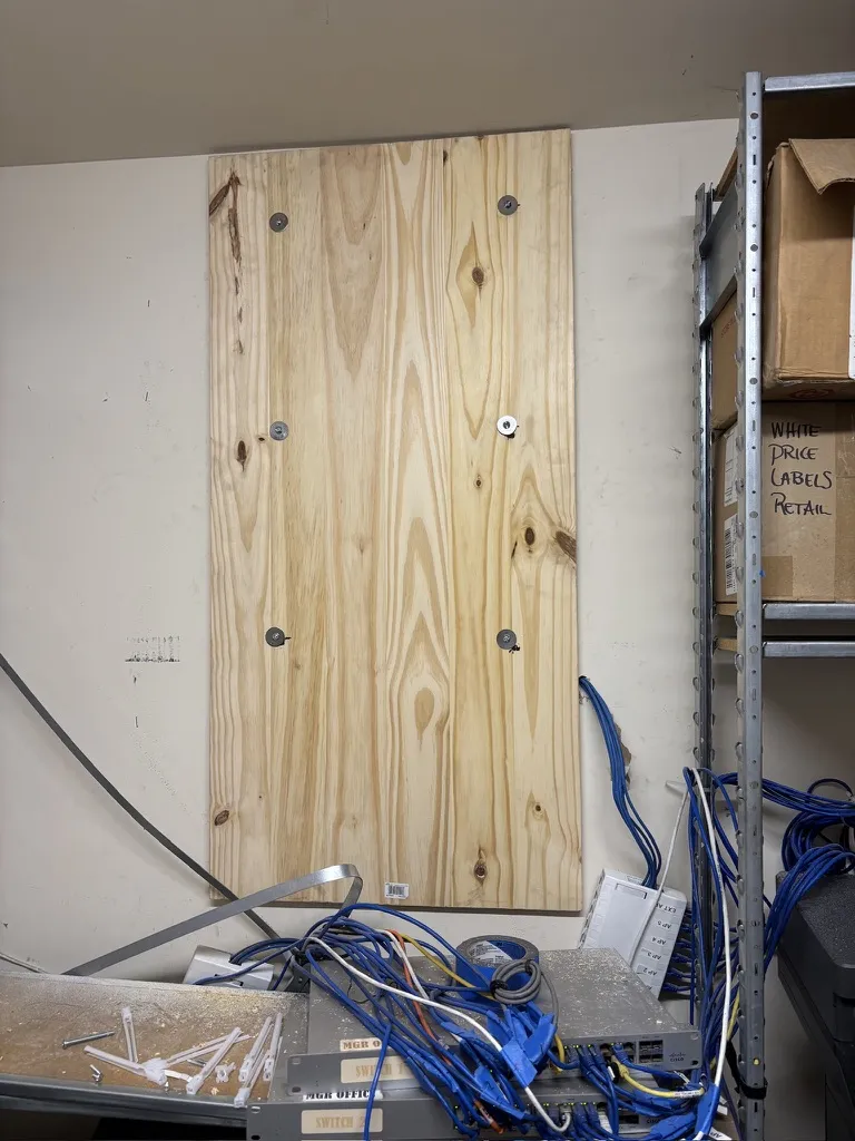 Main security camera installation view