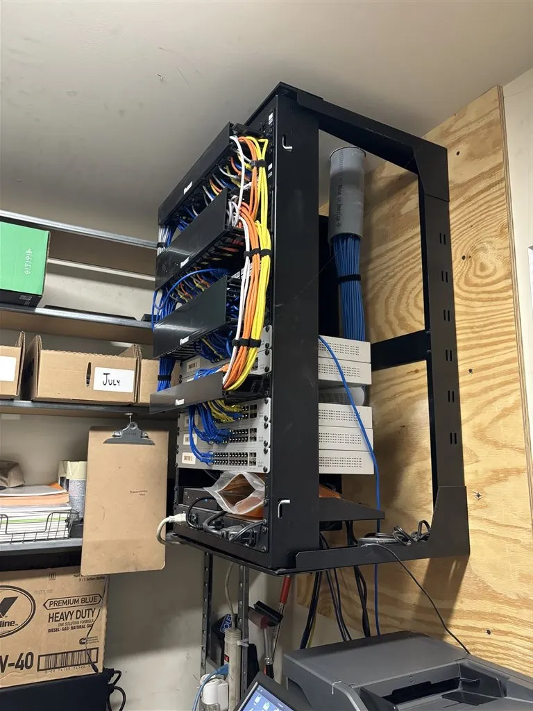 Main network installation area