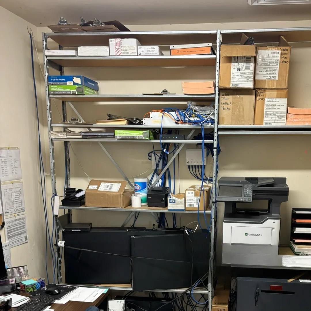 Messy network setup before upgrade